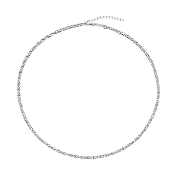 Collana uomo Breil Gear in acciaio con piccole maglie intersecate TJ3532-1