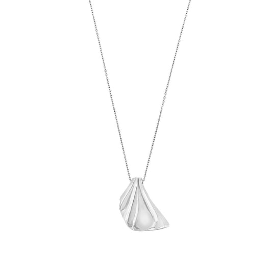 Collana donna Breil Plissè in acciaio con ciondolo plissettato TJ3547-1
