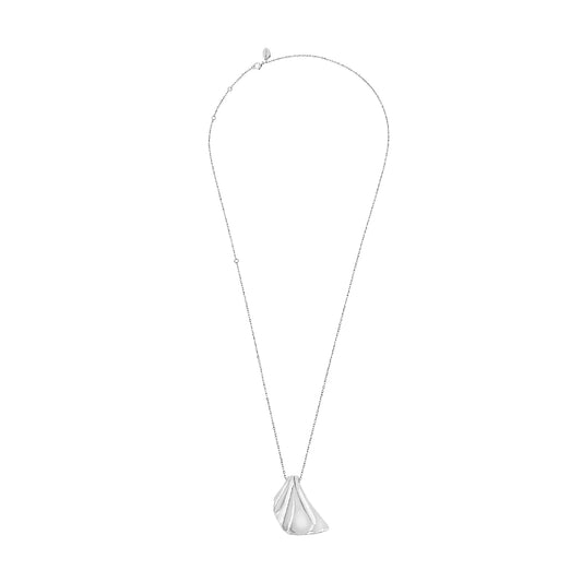 Collana donna Breil Plissè in acciaio con ciondolo plissettato TJ3547