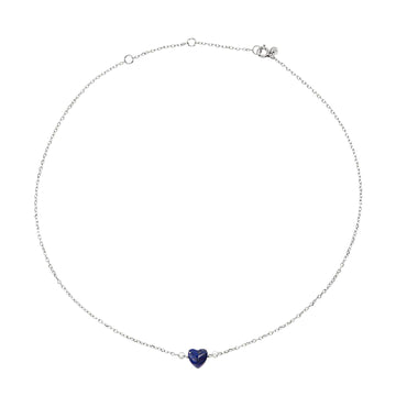 Collana donna Breil Candy in acciaio con lapislazzuli a cuore TJ3597-1