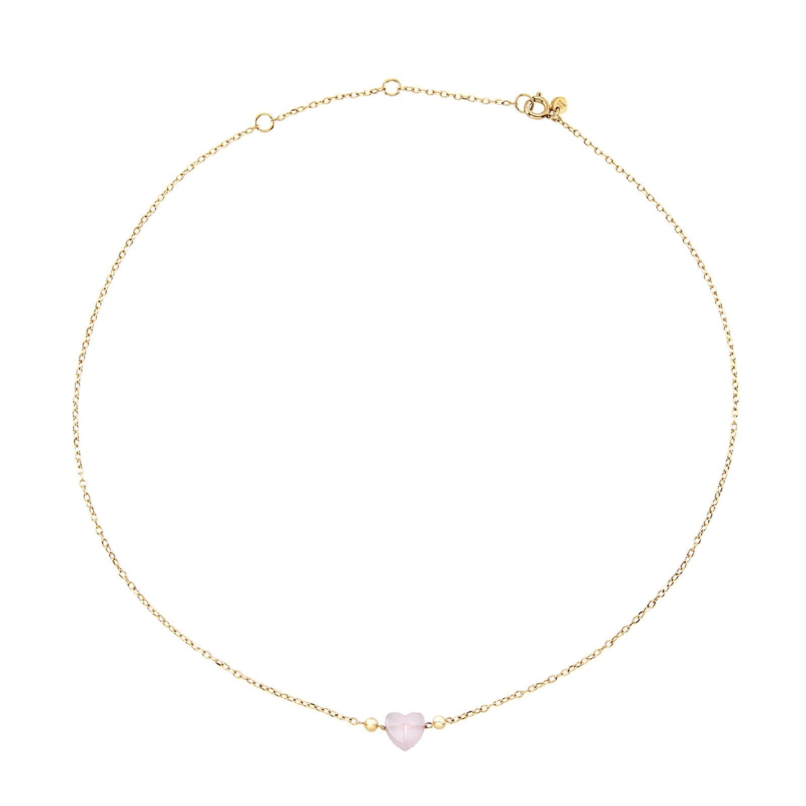 Collana donna Breil Candy in acciaio dorato con ametista a cuore rosa TJ3599-1
