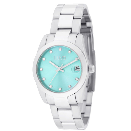 Orologio donna Liu Jo Juniper in acciaio quadrante azzurro 34mm TLJ2333-1