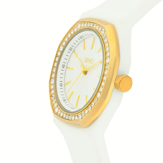 Orologio solo tempo Liu Jo Yacht Lady donna silicone bianco con zirconi TLJ2380-2