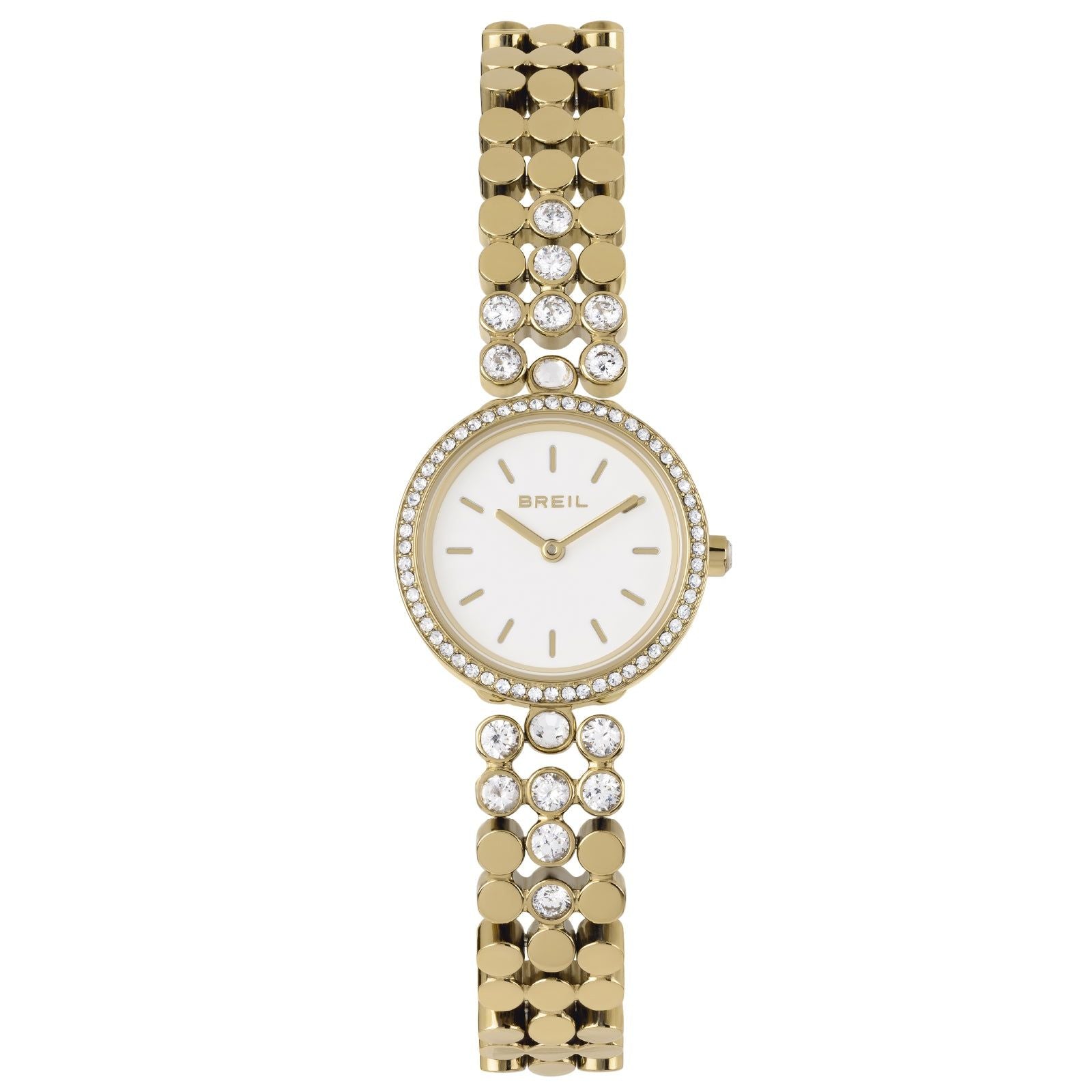 Orologio donna Breil Lush in acciaio dorato con cristalli cassa 25 mm TW1978-1