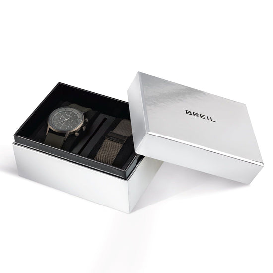 Orologio crono uomo Breil Six.3.Nine in acciaio e silicone 44mm TW2047-3