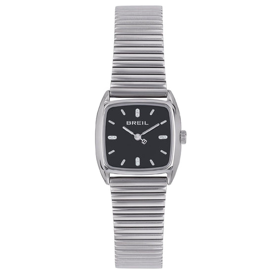 Orologio donna Breil Stylize in acciaio quadrante nero cristalli 24x21mm TW2050-1