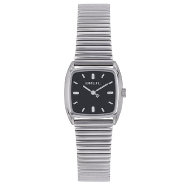Orologio donna Breil Stylize in acciaio quadrante nero cristalli 24x21mm TW2050-1