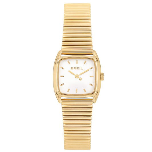 Orologio donna Breil Stylize in acciaio dorato quadrante bianco 24x21mm TW2051-1