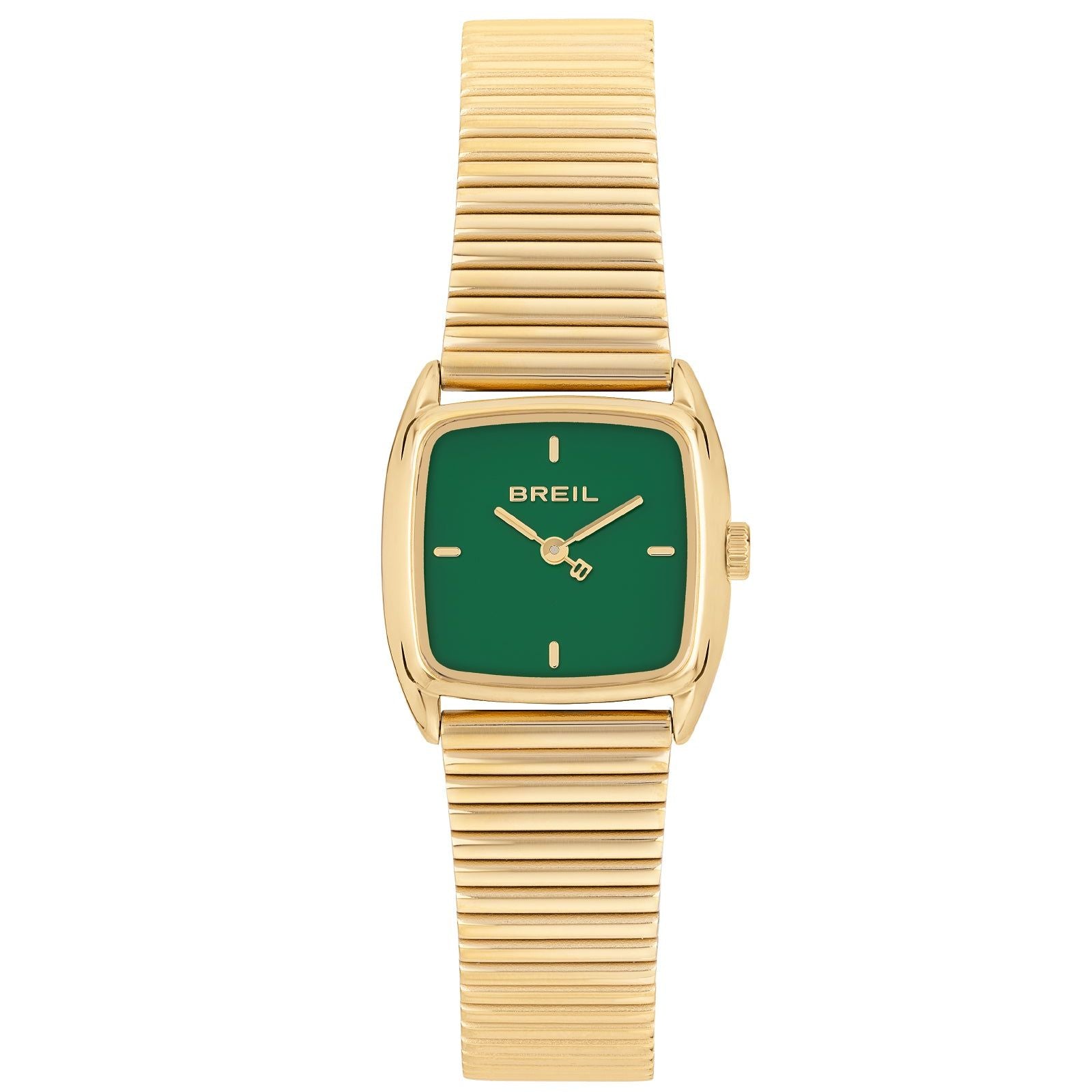 Orologio donna Breil Stylize in acciaio dorato quadrante verde 24x21mm TW2052-1