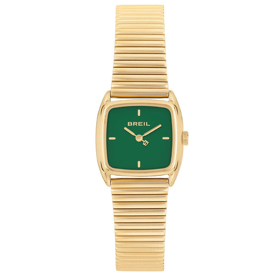 Orologio donna Breil Stylize in acciaio dorato quadrante verde 24x21mm TW2052-1