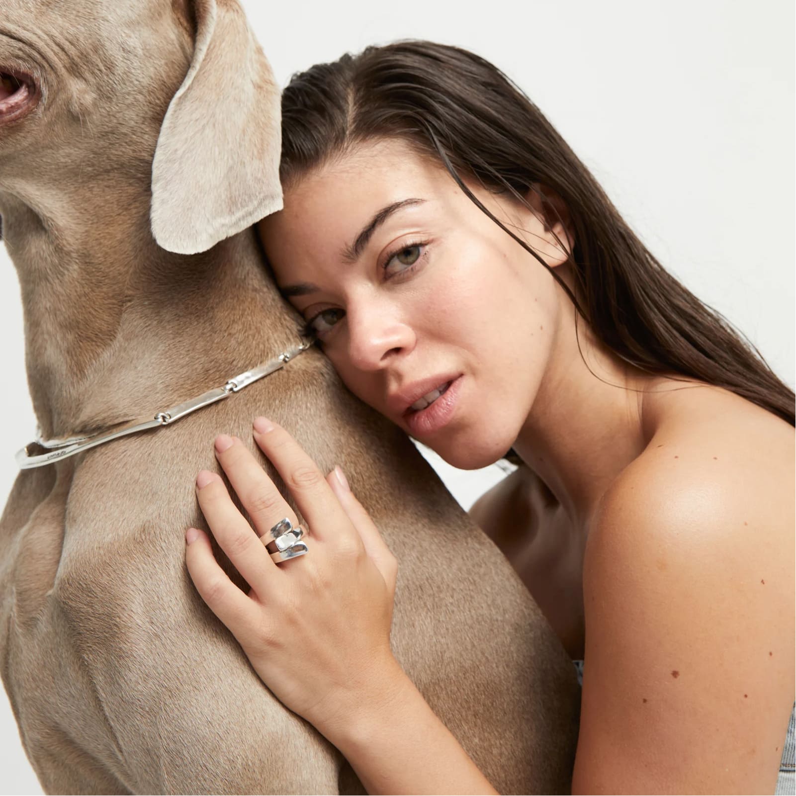 Anello Uno de 50 Ser Original lega metallica argento 18