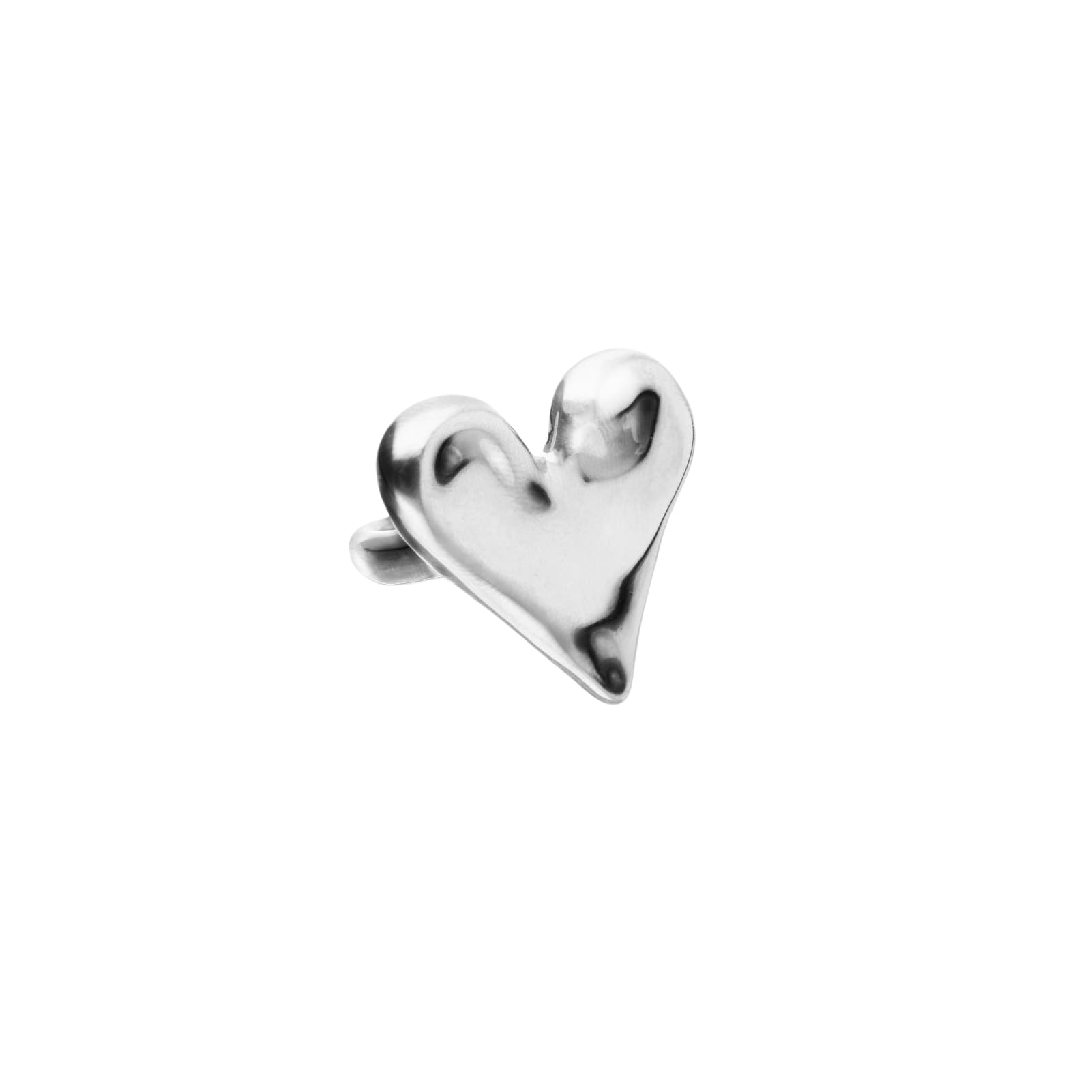 Anello Uno De 50 Pálpito in argento placcato a forma di cuore 15