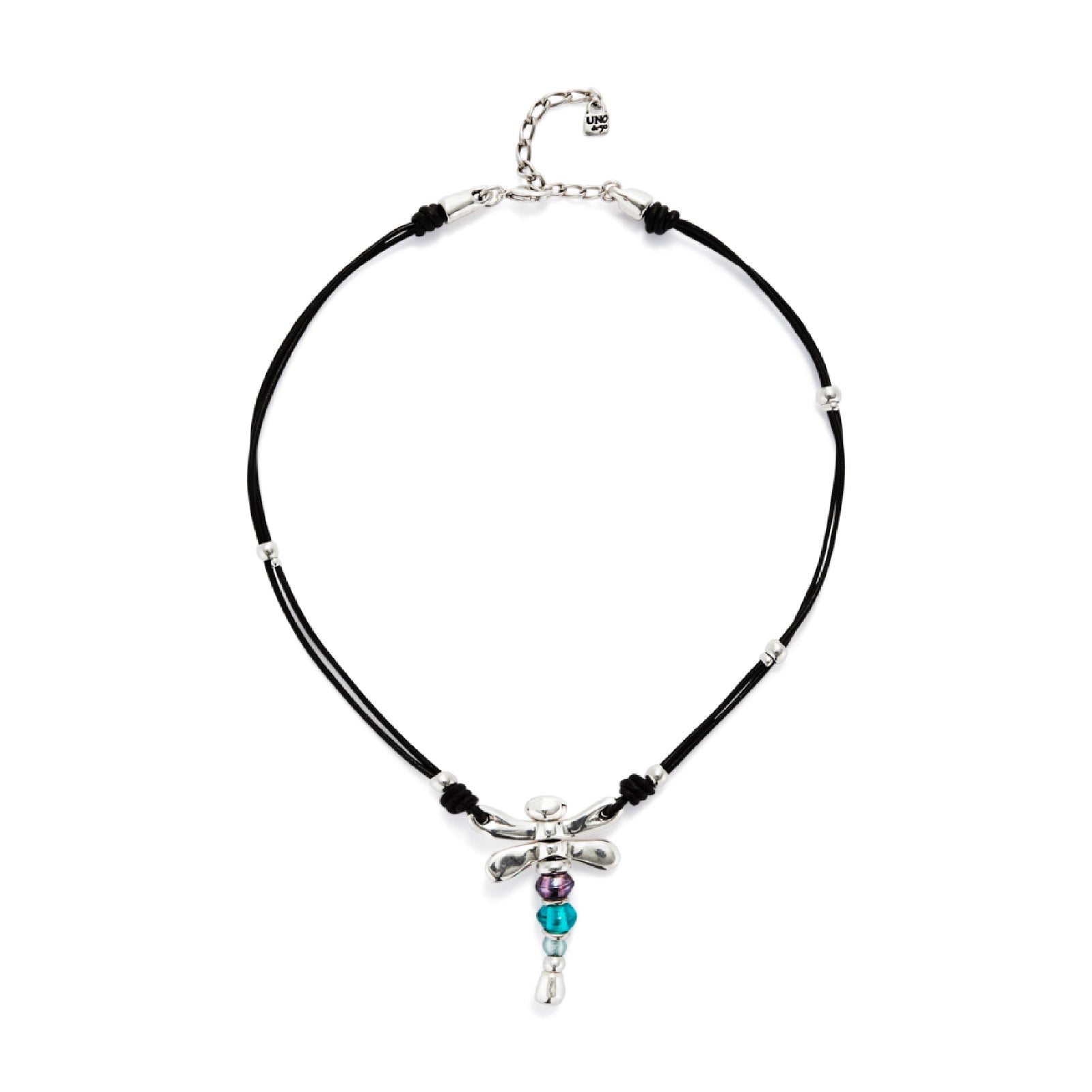 Collana Uno de 50 placcata argento e cristalli da donna U.COL1959MCLMTL