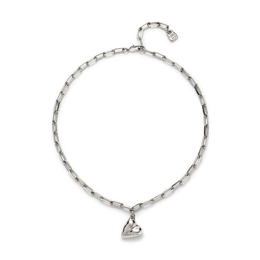 Collana girocollo con pendente Uno de 50 placcata argento U.COL2018MTL00U