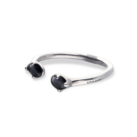 Bracciale rigido Uno de 50 Ser Deslumbrante cristalli neri Rigido