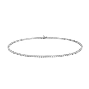 Collana girocollo Comete Tennis da uomo in argento 925 impreziosita da una linea di zirconi bianchi UGL738BM45