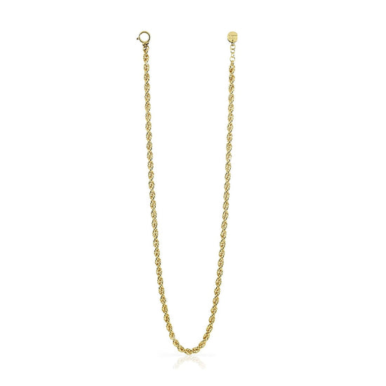 Collana girocollo da donna della Unoaerre in bronzo dorato MISURA UNICA