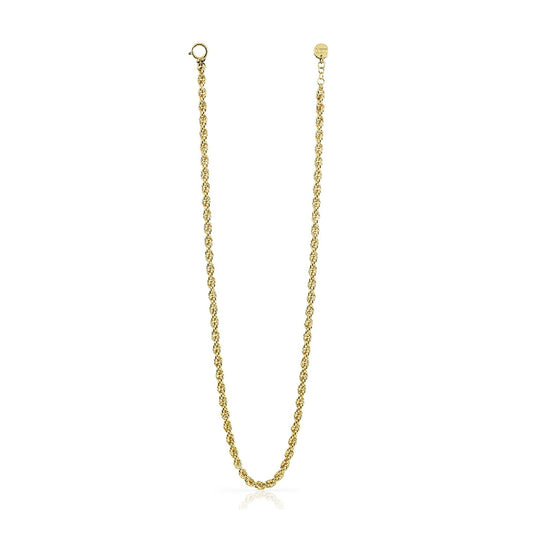 Collana girocollo da donna della Unoaerre in bronzo dorato MISURA UNICA