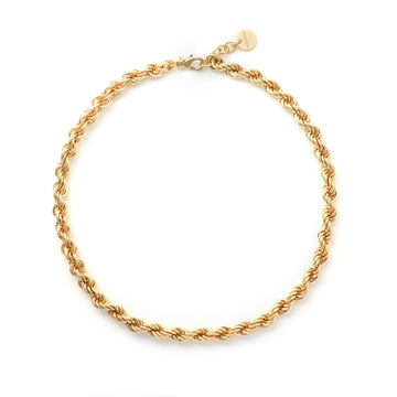 Collana girocollo catena da donna Unoaerre in bronzo dorato MISURA UNICA