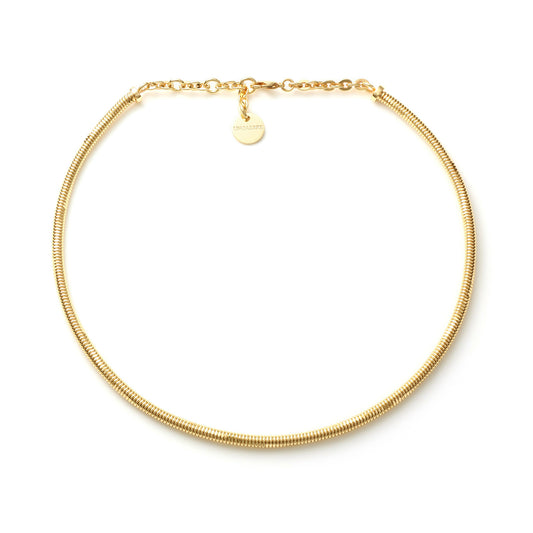 Collana girocollo donna Unoaerre in bronzo dorato a catena MISURA UNICA