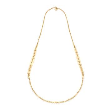 Collana lunga donna Unoaerre in bronzo dorato con lamelle MISURA UNICA