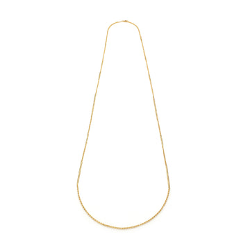 Collana lunga a catena da donna Unoaerre in bronzo dorato MISURA UNICA