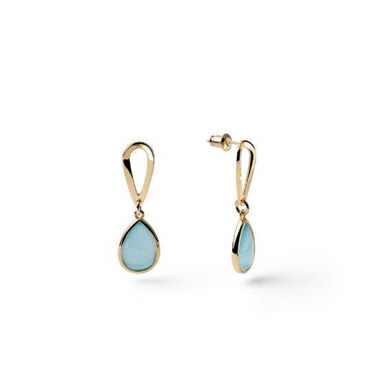 Orecchini pendenti Unoaerre Joya in bronzo dorato a goccia MISURA UNICA