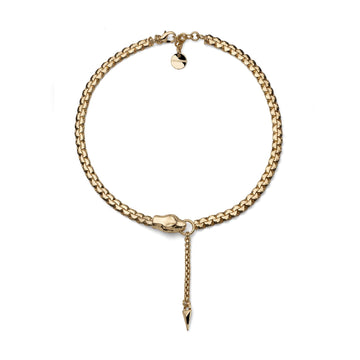 Collana girocollo Unoaerre in bronzo con testa di serpente MISURA UNICA