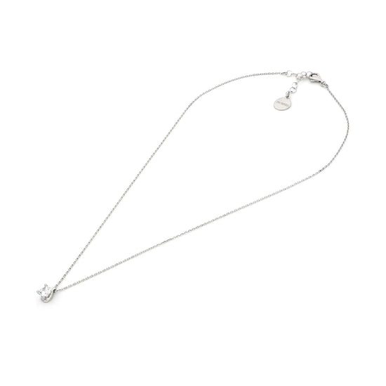 Collana Unoaerre in argento con zircone maxi pendente MISURA UNICA