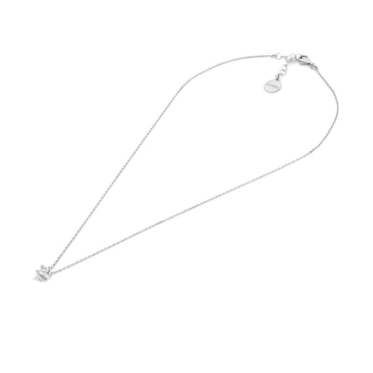 Collana Unoaerre in argento con zircone mini pendente MISURA UNICA