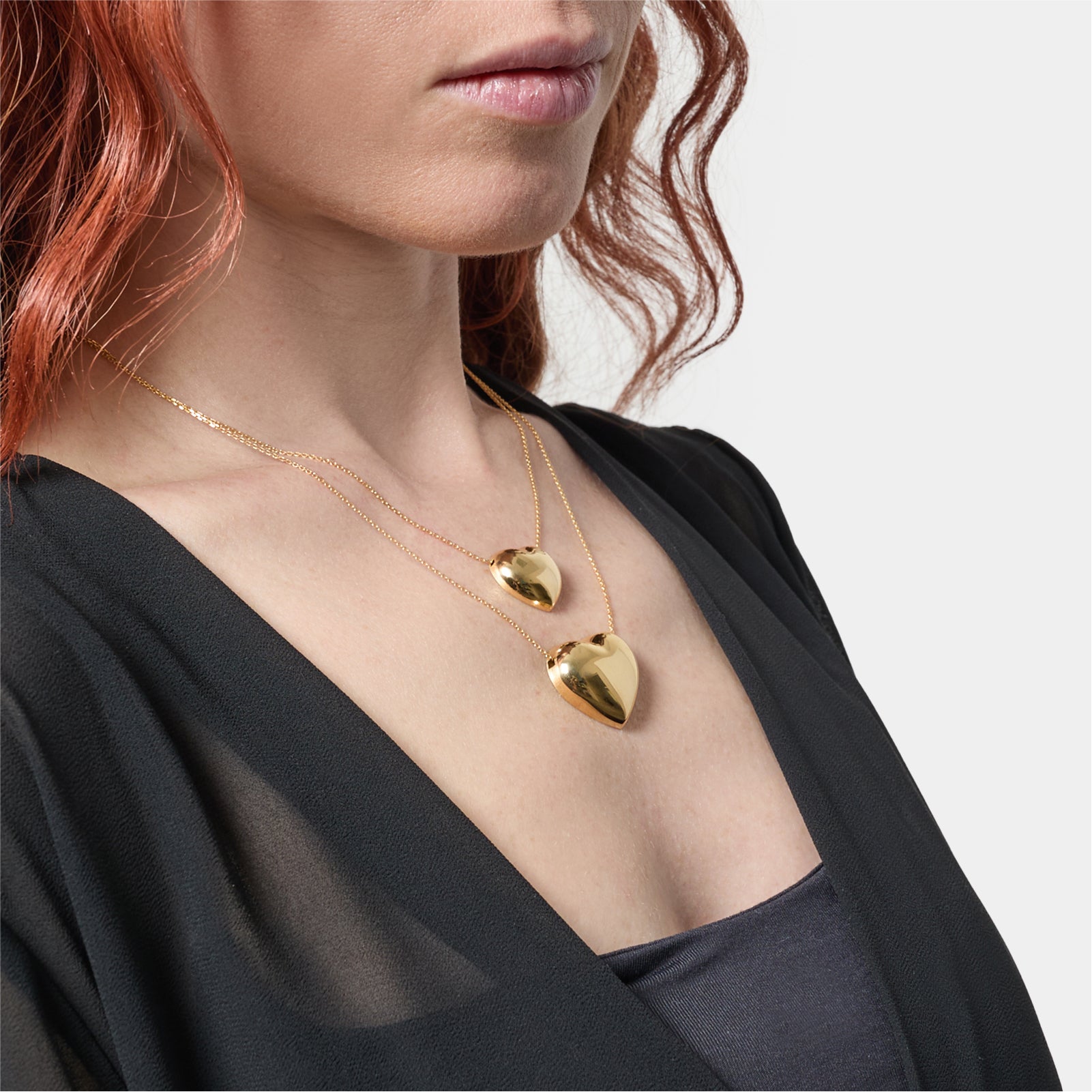 Collana girocollo donna Unoaerre argento dorato con cuore