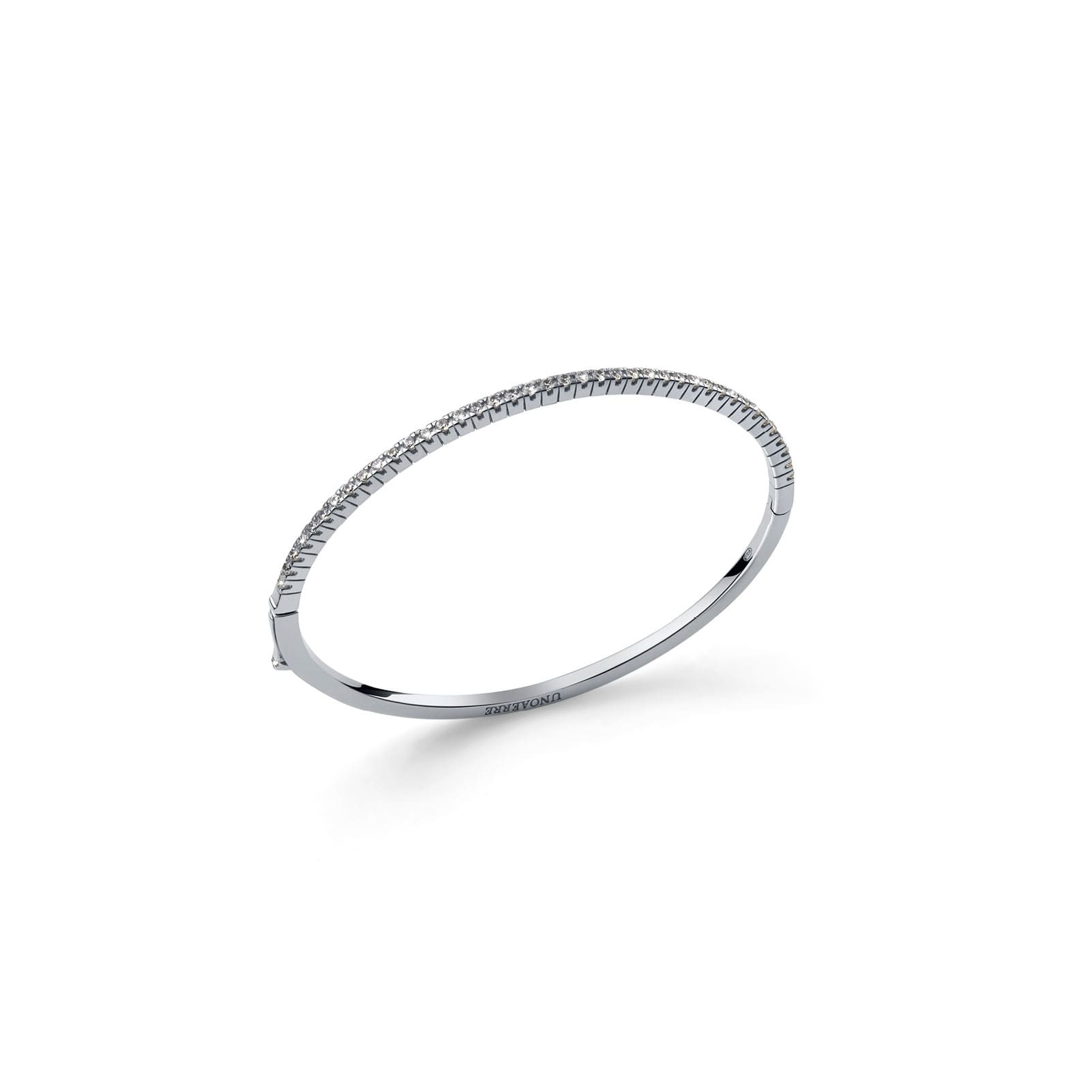 Bracciale tennis rigido Unoaerre argento e zirconi 18-19 cm Rigido