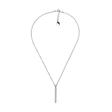 Collana girocollo Unoaerre Luxury in argento pendente zirconi MISURA UNICA