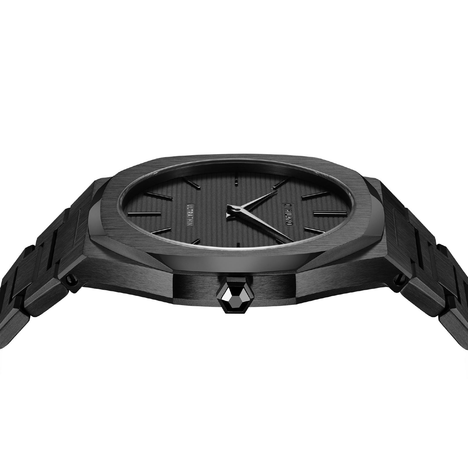 Orologio solo tempo D1 Milano Shadow uomo in acciaio pvd nero cassa 40 mm UTBJSH-4