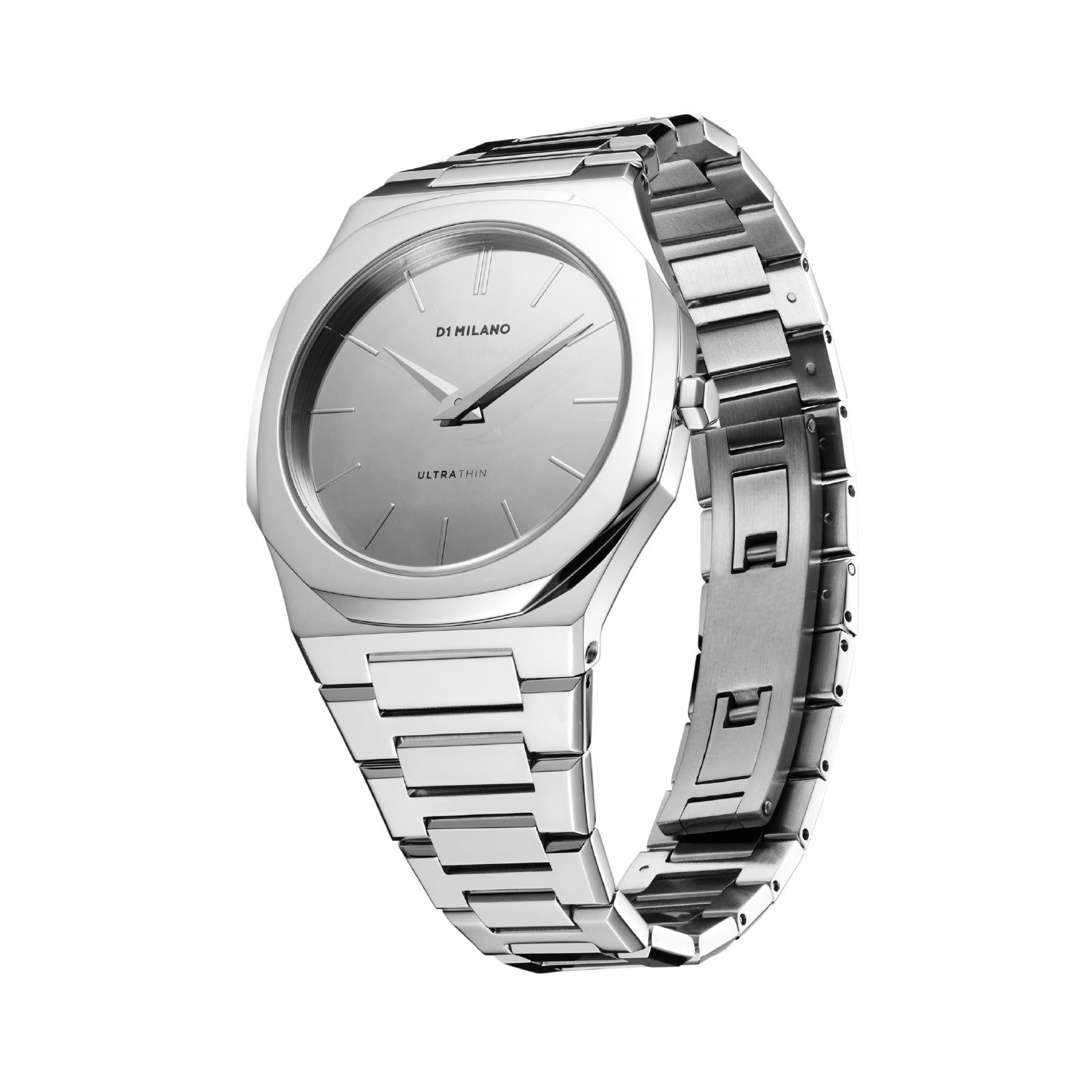 Orologio solo tempo D1 Milano Mirror uomo in acciaio cassa 38 mm UTBU07-2