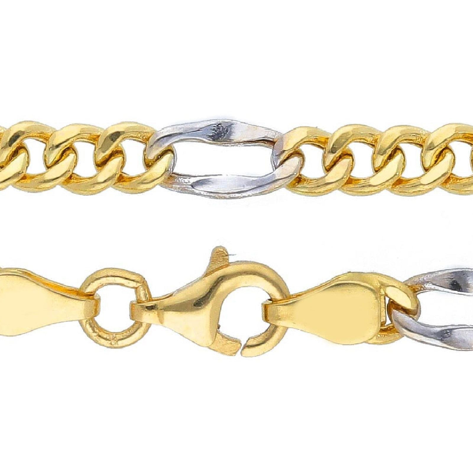 Collana uomo JOY Gioielli in oro giallo e bianco bicolor VBD100GB50-2