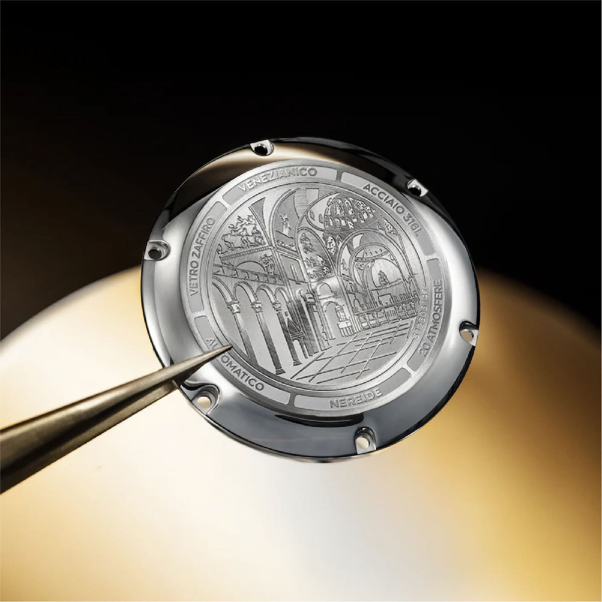 Orologio automatico Venezianico Arsenale Nereide Aureo 39mm MISURA UNICA