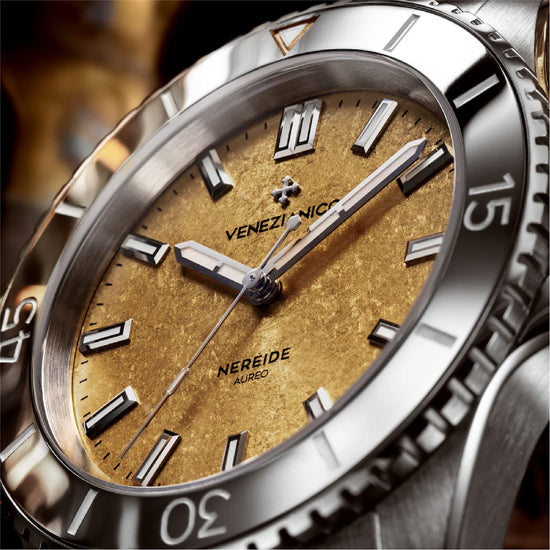 Orologio automatico Venezianico Arsenale Nereide Aureo 39mm MISURA UNICA