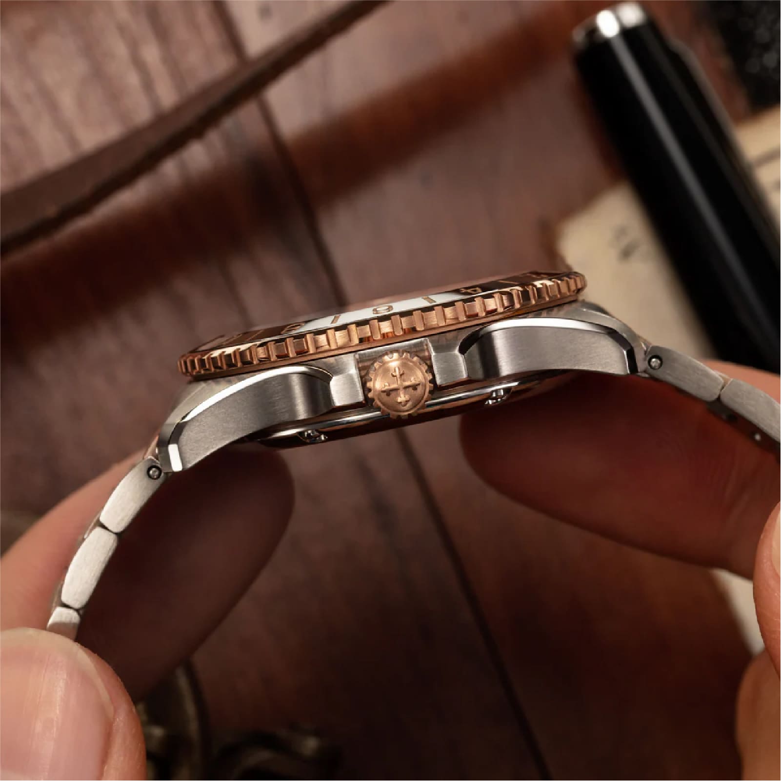 Orologio automatico Venezianico Arsenale GMT Nereide 39mm MISURA UNICA