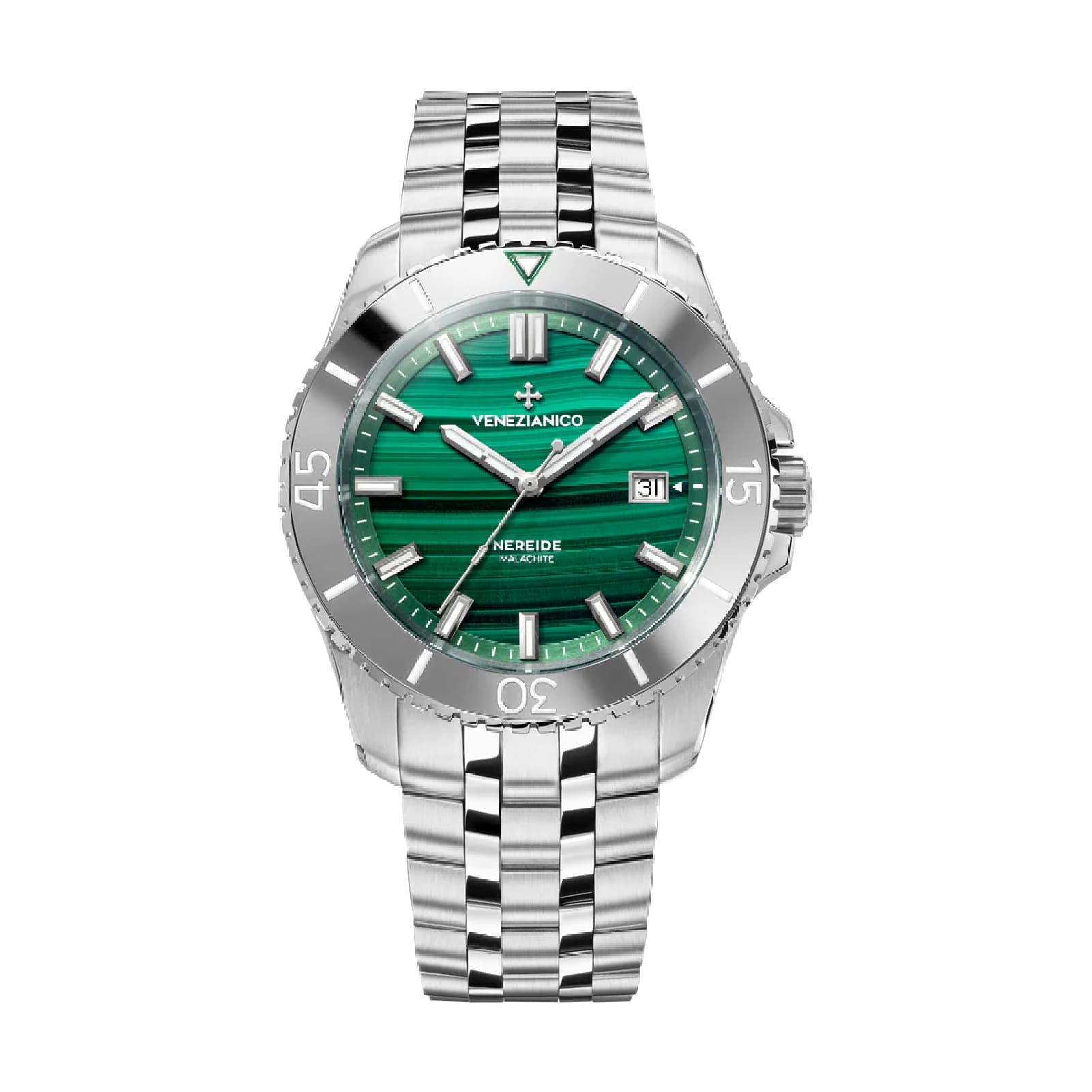 Orologio automatico Venezianico Arsenale Nereide Malachite 39mm MISURA UNICA