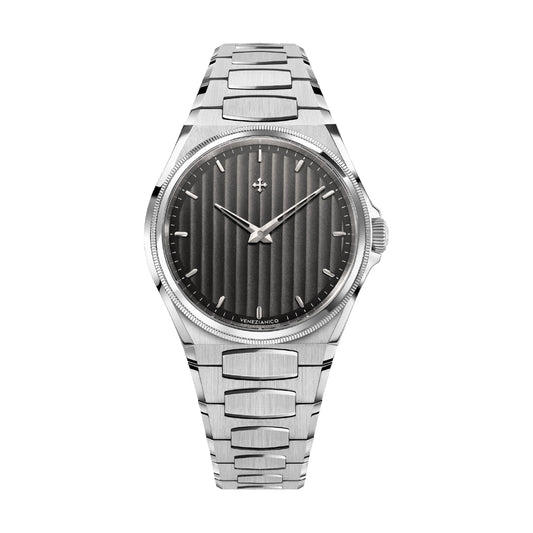 Orologio automatico Venezianico acciaio con quadrante nero