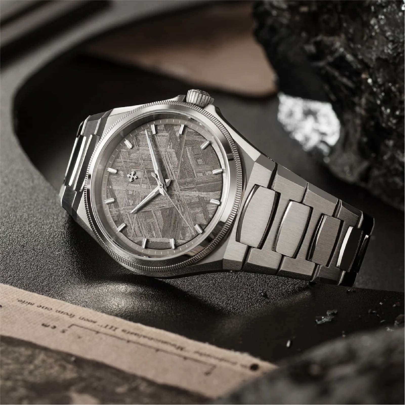 Orologio automatico Venezianico Arsenale Meteorite quadrante grigio MISURA UNICA