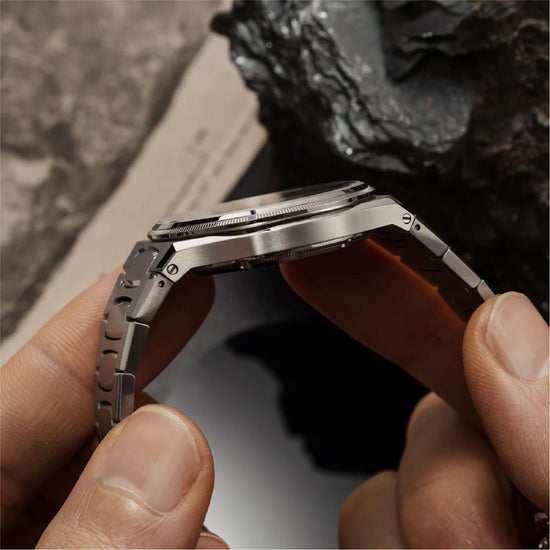Orologio automatico Venezianico Arsenale Meteorite quadrante grigio MISURA UNICA