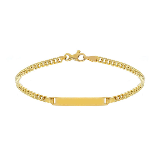Bracciale uomo JOY Gioielli in oro con targhetta VGD080GGT21-1