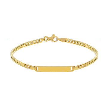 Bracciale uomo JOY Gioielli in oro con targhetta VGD080GGT21-1