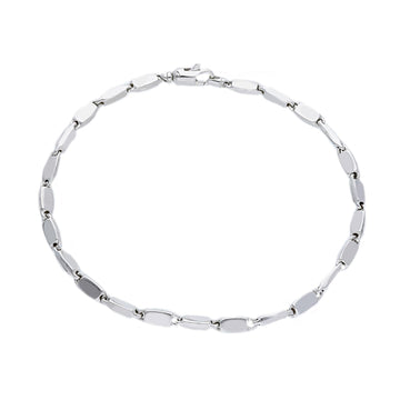 Bracciale uomo JOY Gioielli Oro in oro bianco con maglie piatte VIM144BB21-1