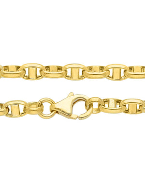 Collana catena da uomo JOY Gioielli Oro in oro giallo 18kt con maglie ovali VTS140GG50