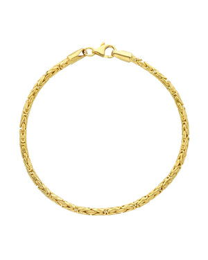 Bracciale catena da donna JOY Gioielli Oro in oro giallo 18kt  con maglie intrecciate VZB060GG18