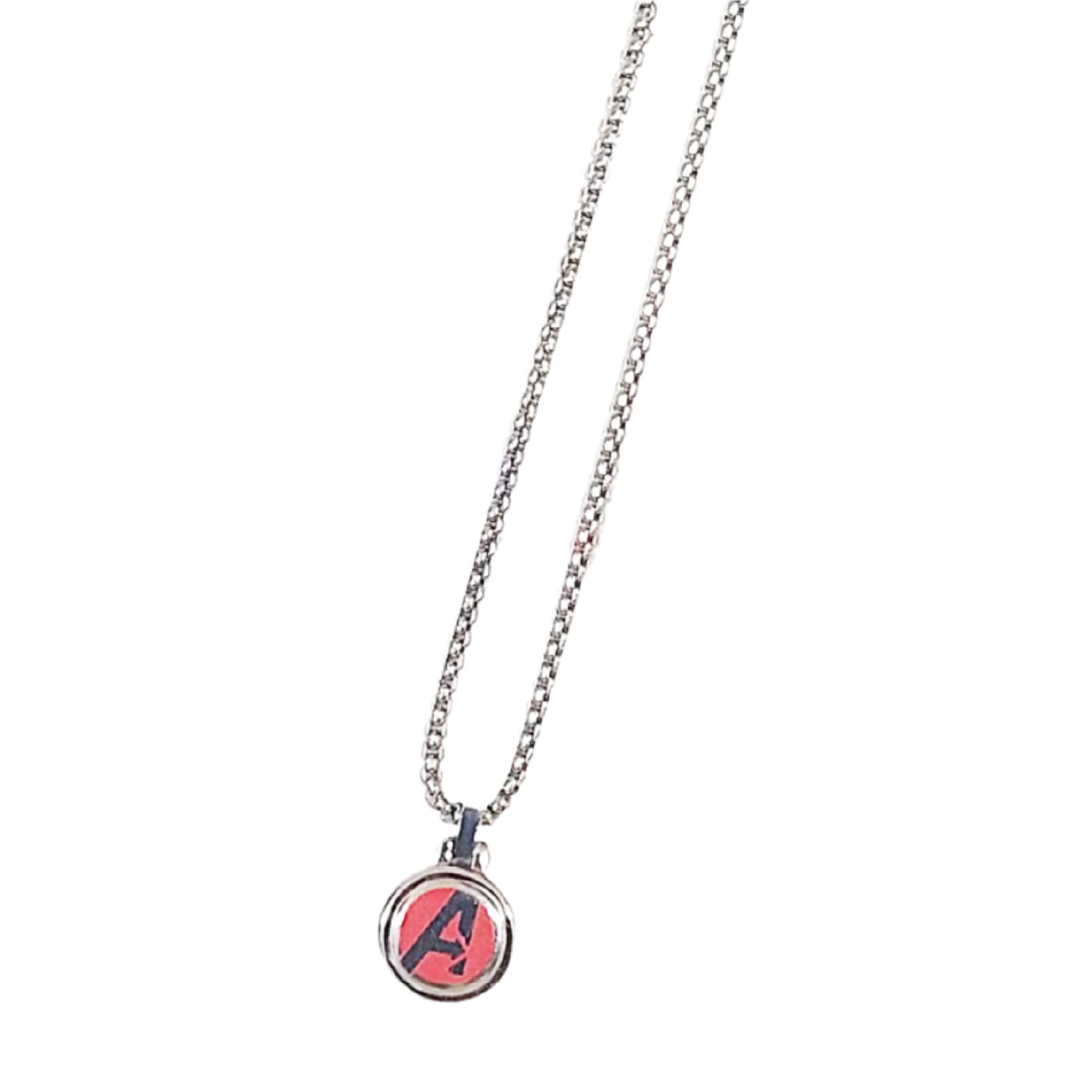 Collana bimbi Disney acciaio con ciondolo Capitan America MISURA UNICA