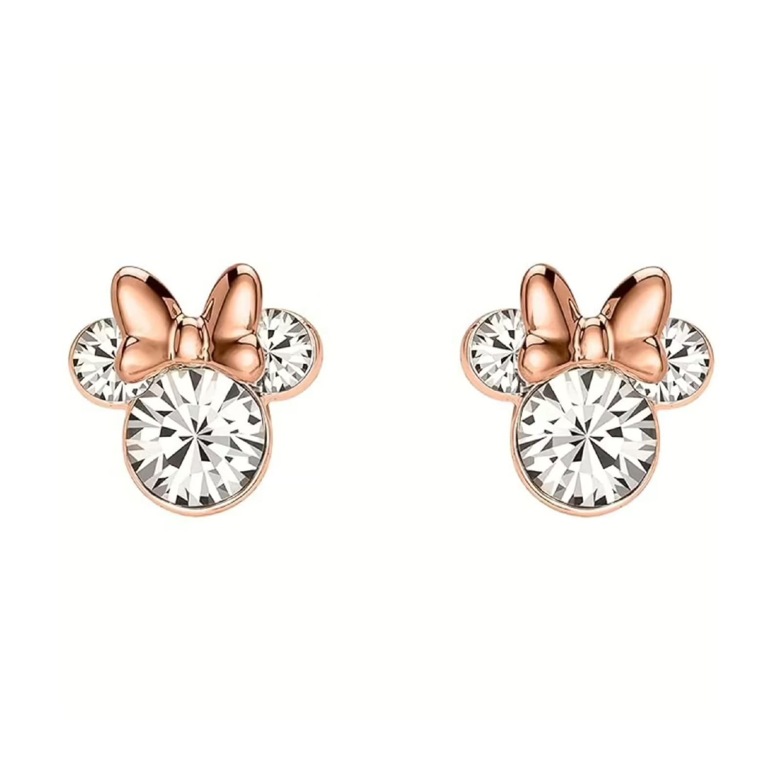Orecchini lobo Disney Minnie in ottone con cristallo MISURA UNICA